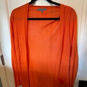 Classiques Entier - Orange Button Up Cardigan - Size Small